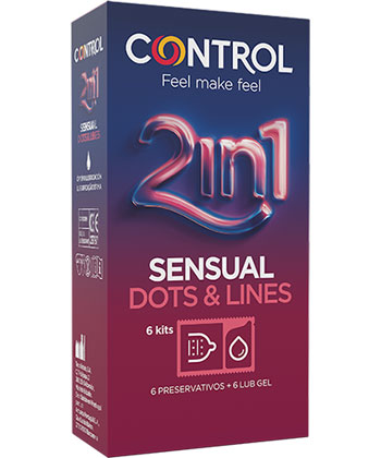 Control 2-in-1 Sensual Dots & Lines