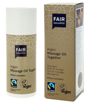 Fair Squared Argan Massage Oil Together