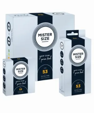 Mister Size 53mm (par 3, 10 ou 36)